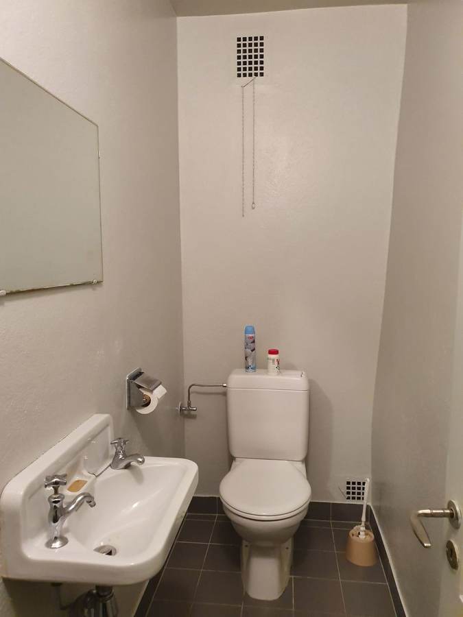 WC séparé existant maison de village — avant démolition